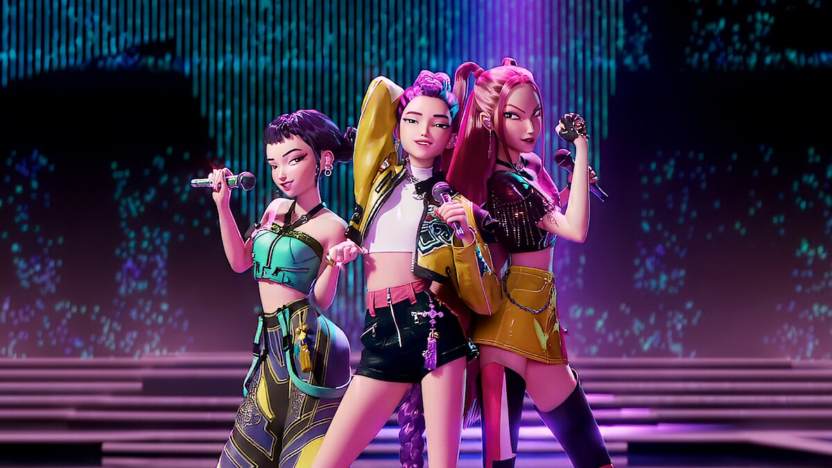 Still cut film 'Kpop Demon Hunters' (Dok. Netflix)