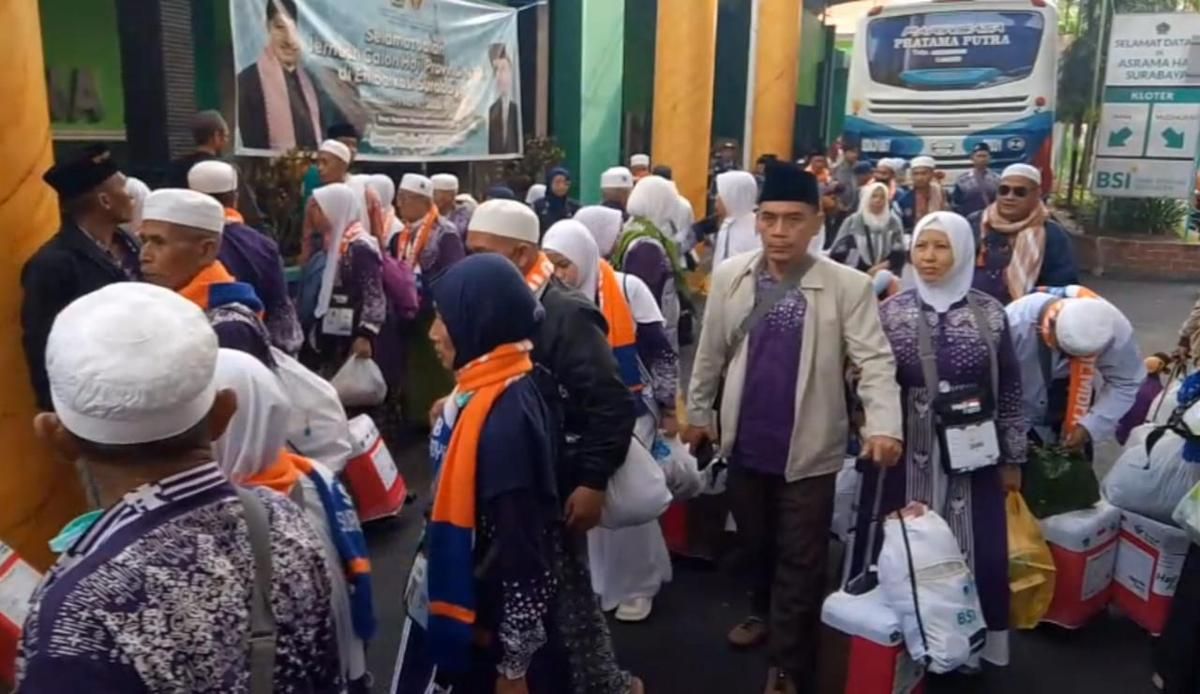 Sempat Tertunda, Kloter 43 Jemaah Haji Banyuwangi Tiba dengan Selamat