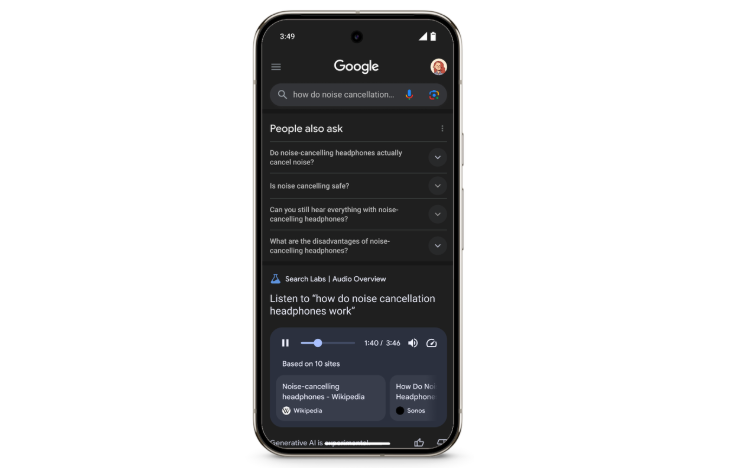 Fitur Audio Overview Google, Cara Kerja hingga Keunggulannya