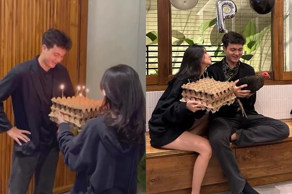 Potret Kejutan Ultah Nyoman Paul dari Keisya Levronka, Dapat Kado Ayam