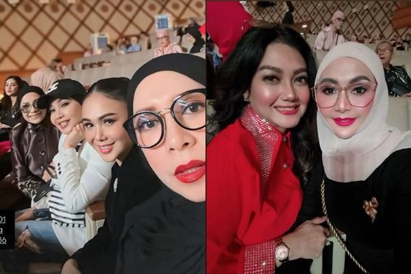 7 Potret Artis Nonton Konser Kris Dayanti di Kuala Lumpur