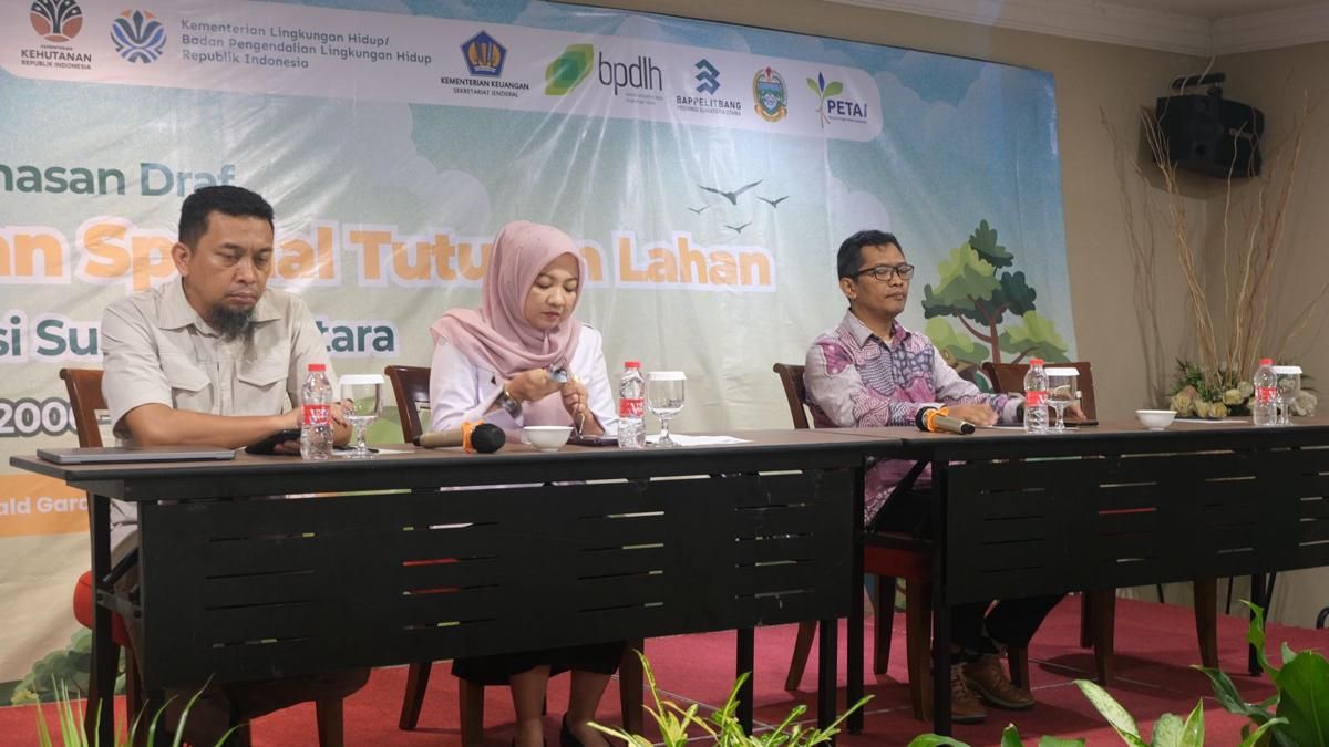 DLHK Sumut dan Yayasan PETAI Bahas Dinamika Tutupan Lahan 17 Tahun