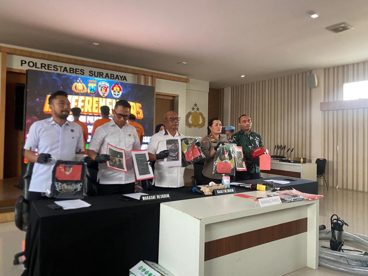 Keroyok Sopir Mobil Saat Anniversary Persebaya, 4 Pemuda Ditangkap