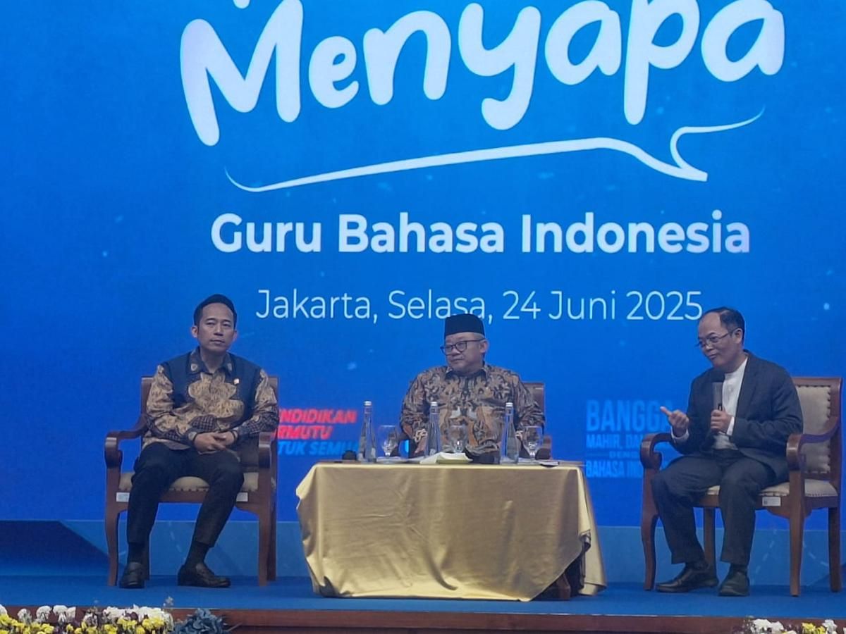 Mendikdasmen Soroti Penggunaan Bahasa Indonesia Terkikis Bahasa Asing