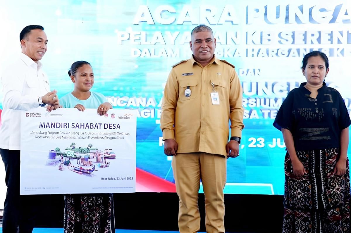 Mandiri Sahabat Desa Sasar 200 Keluarga Risiko Stunting di NTT