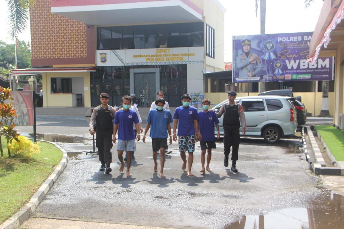 4 Pemuda Keroyok Tetangganya hingga Tewas Karena Diduga Mencuri Motor