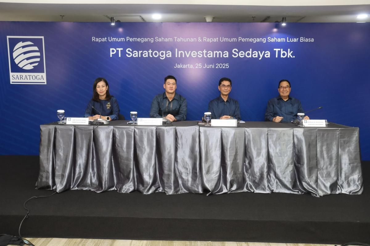 Saratoga (SRTG) Tebar Dividen Rp14,75 per Saham dan Angkat Komisaris