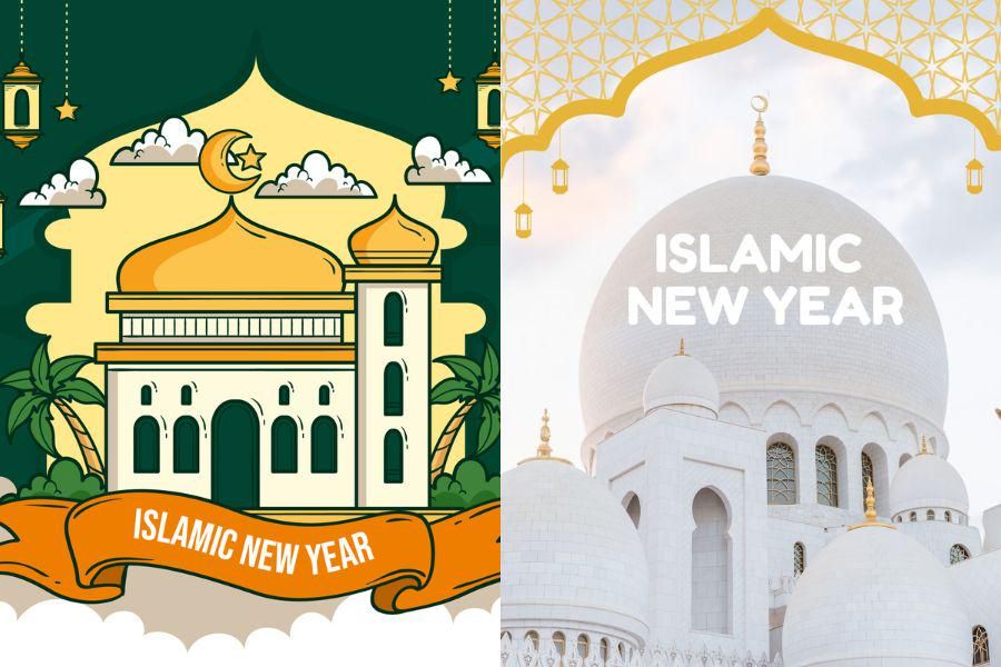 7 Poster 1 Muharram 1447 H, Bisa untuk Berbagai Acara!