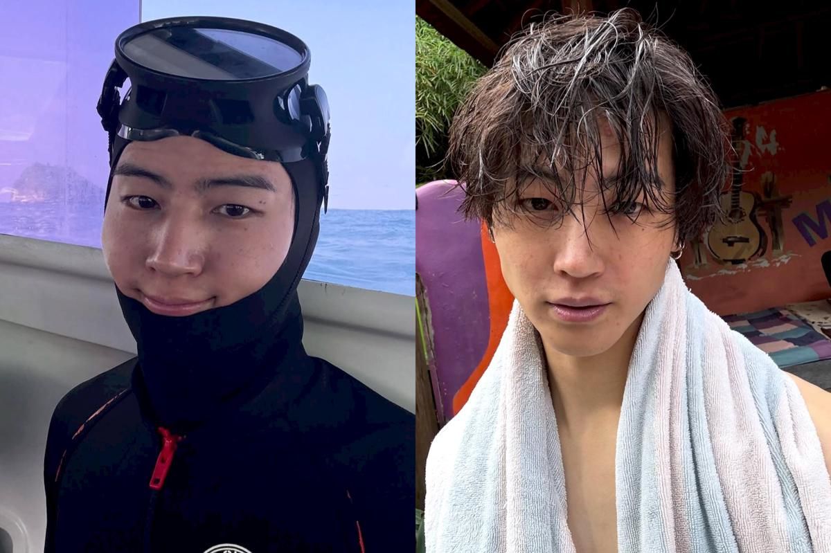 7 Potret Liburan Jay B GOT7 di Bali, Asyik Diving!