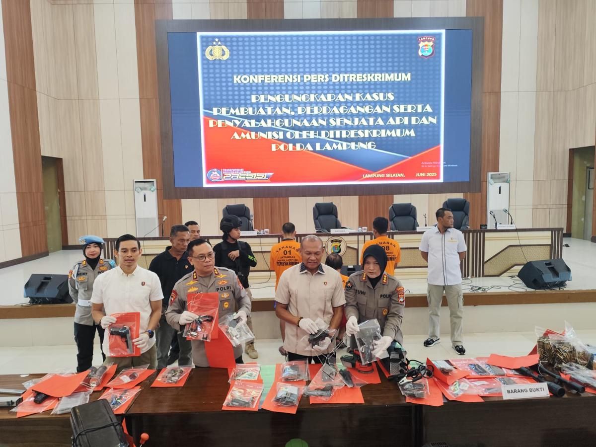 Berawal Kasus Curanmor, Sindikat Penjual Senpi dan Amunisi Ilegal Terkuak