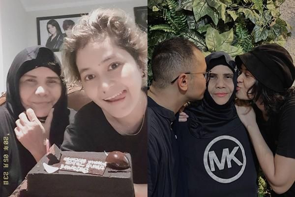 7 Potret Kenangan Mita The Virgin dengan Ibunda yang Berpulang