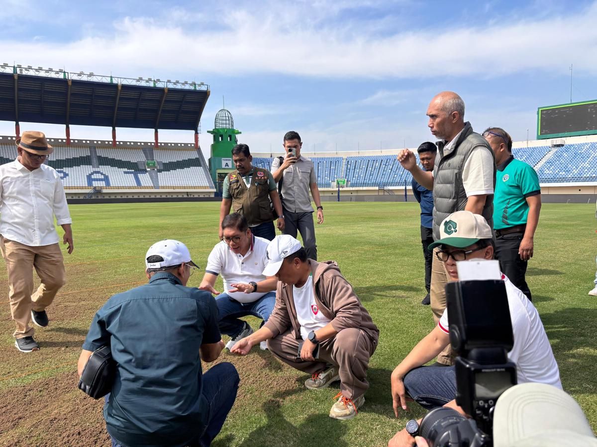 Pembenahan Stadion Jalak Harupat Dikebut Jelang Piala Presiden 2025 