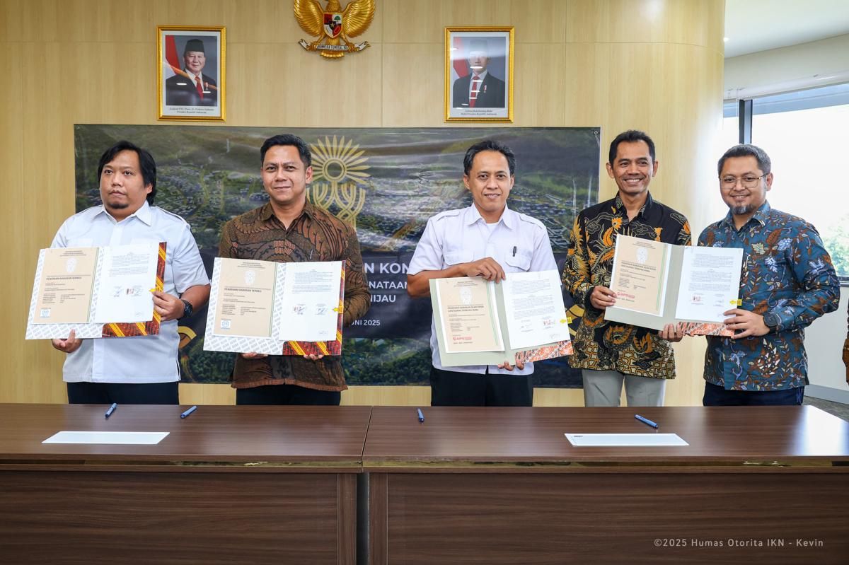 IKN Resmikan Proyek Rp313 M, akan Bangun Pasar hingga Ruang Hijau