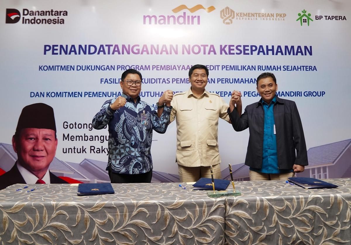 Bank Mandiri Tambah Kuota Pembiayaan Rumah Subsidi Jadi 25 Ribu