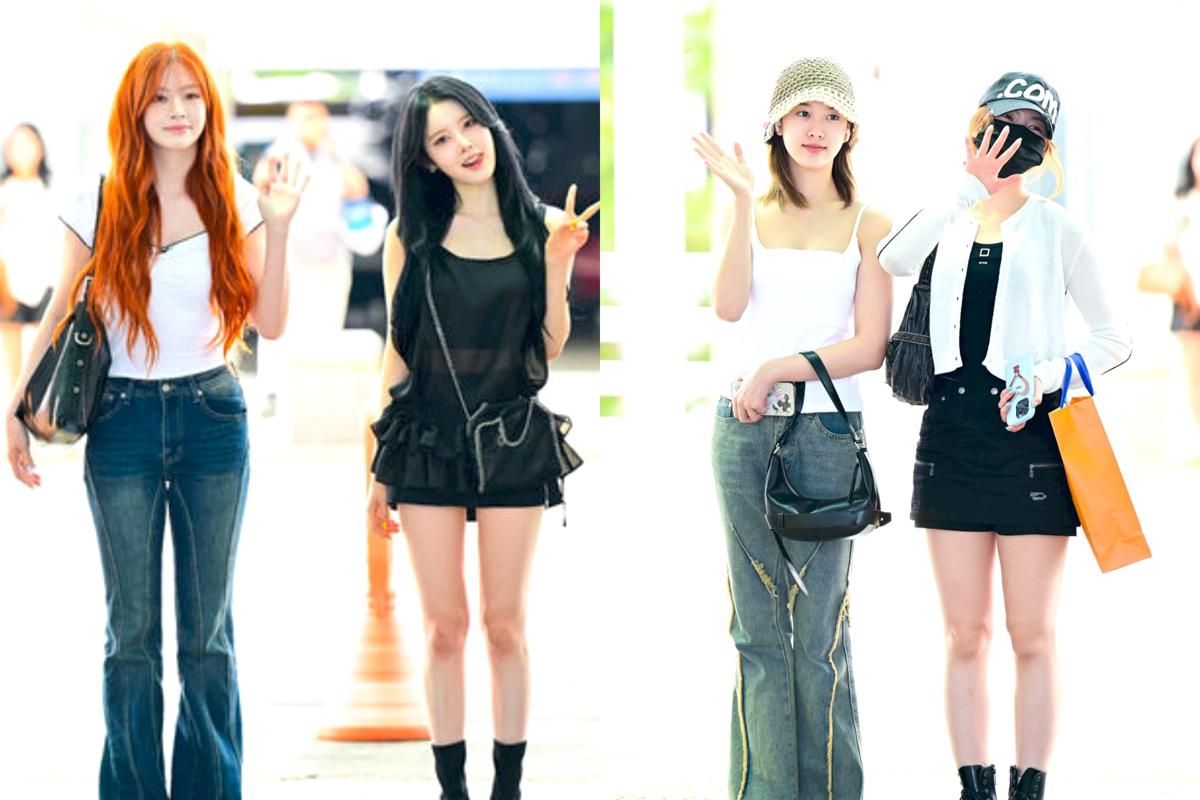 9 Potret STAYC Berangkat ke Jakarta untuk Konser STAY STUNED