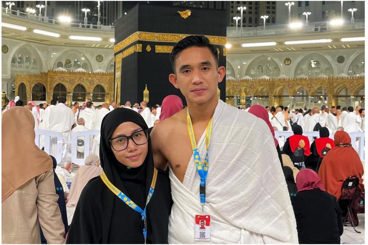 7 Potret Rizky Ridho dan Istri Umrah setelah Menikah, Syahdu Berdua! 