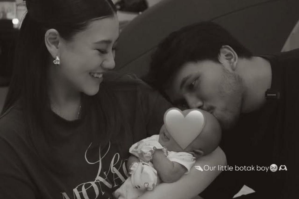Foto Baby Arash Anak Aaliyah Massaid Dibotak Usai Akikah, Gemas!