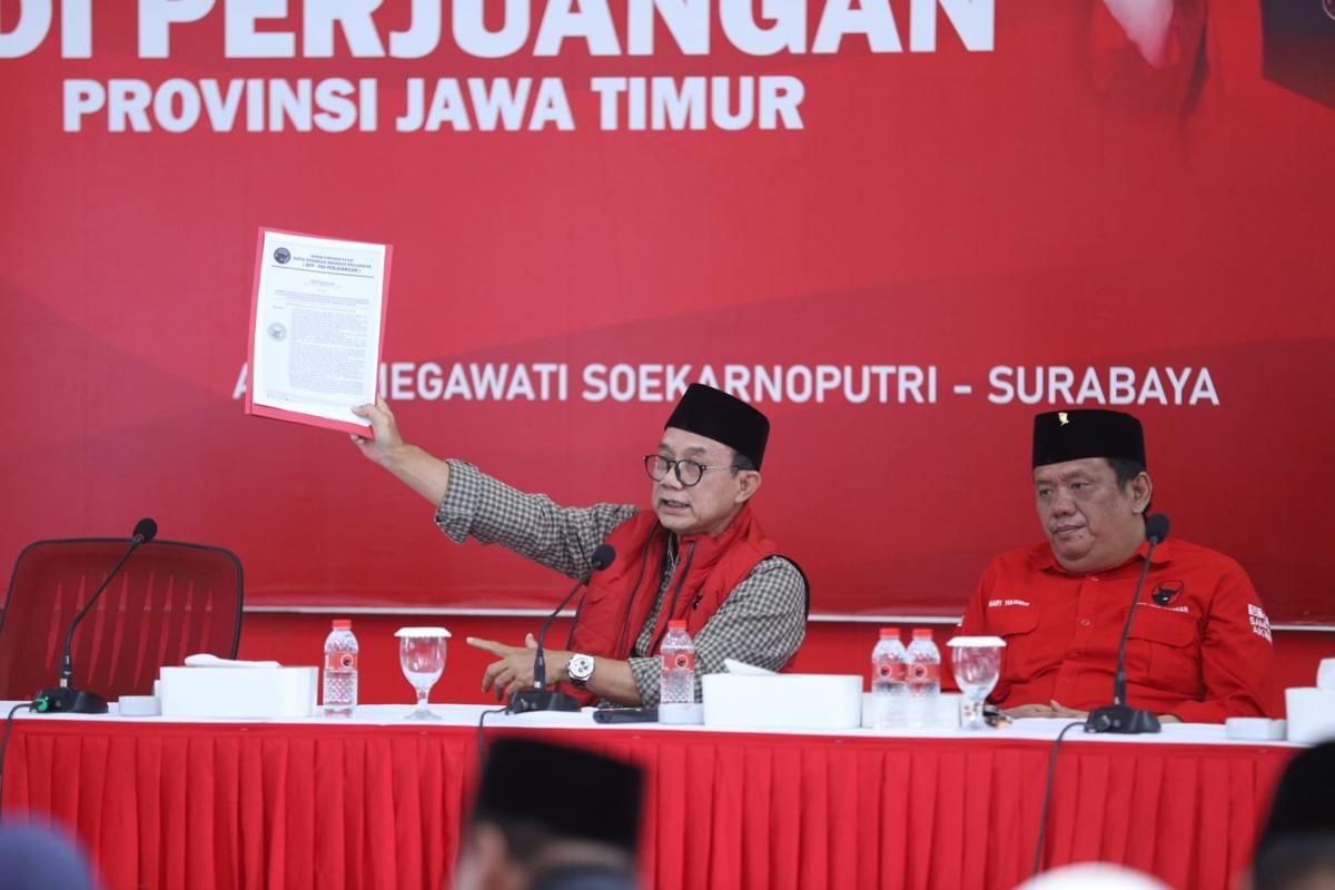 Dinamika PDIP Sidoarjo, DPP Tunjuk Hari Yulianto Jadi Plt Ketua DPC