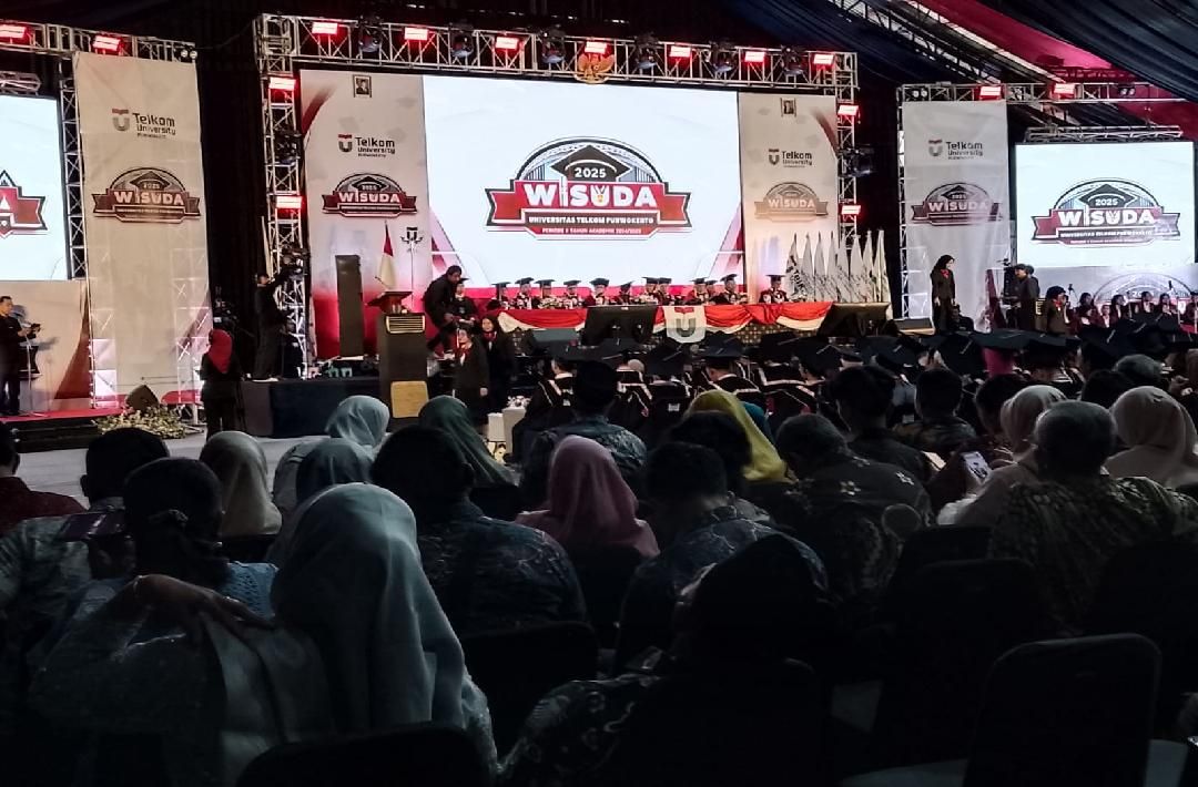 Wisuda 343 Telkom University Purwokerto: Tantangan di Peningkatan Mutu