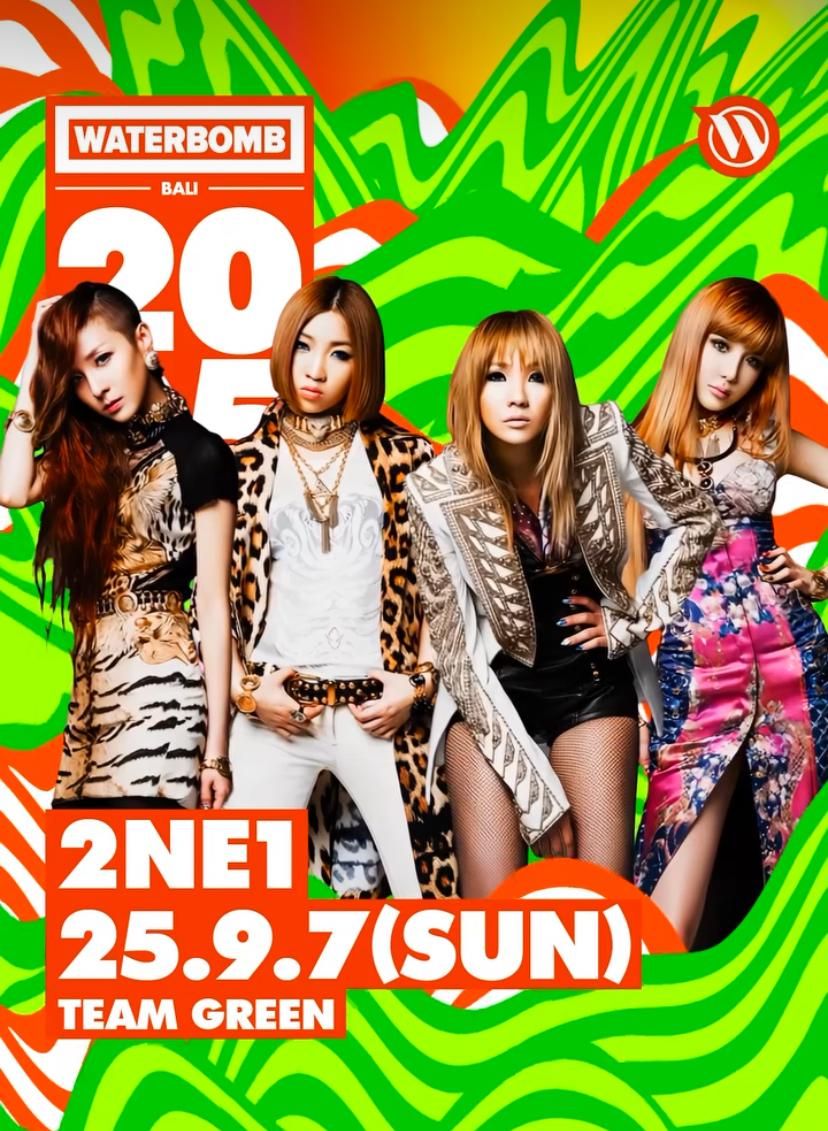 Harga Tiket Waterbomb Bali 2025, 2NE1 Dipastikan Jadi Lineup!