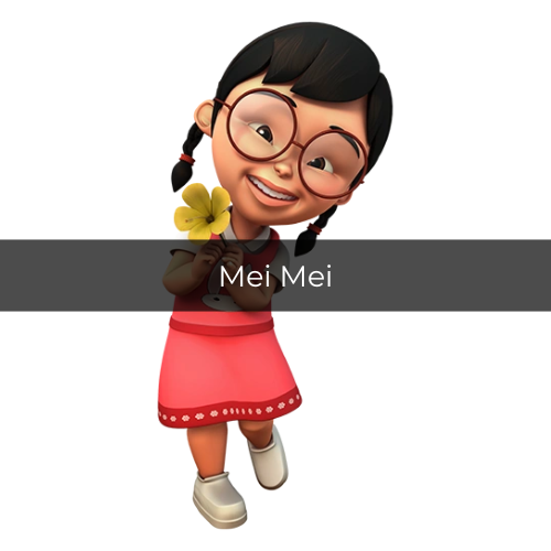 Potret karakter Mei Mei (lescopaque.com)