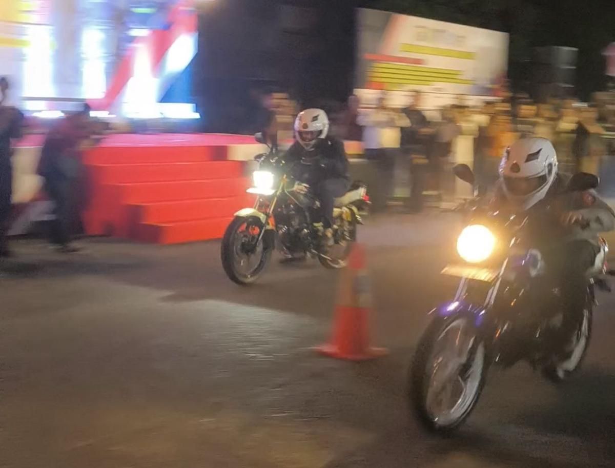 Kala Kapolda Riau Balapan Dragbike Kalahkan Wali Kota Pekanbaru