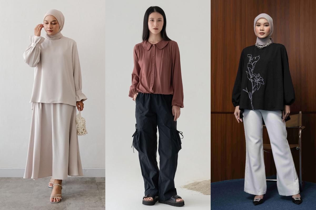 9 Rekomendasi Blouse Merek Lokal, Tampil Stylish saat ke Kantor!