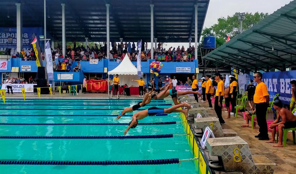  Lampung Swimming Festival Kapolda Lampung Cup 2025 Sukses Digelar