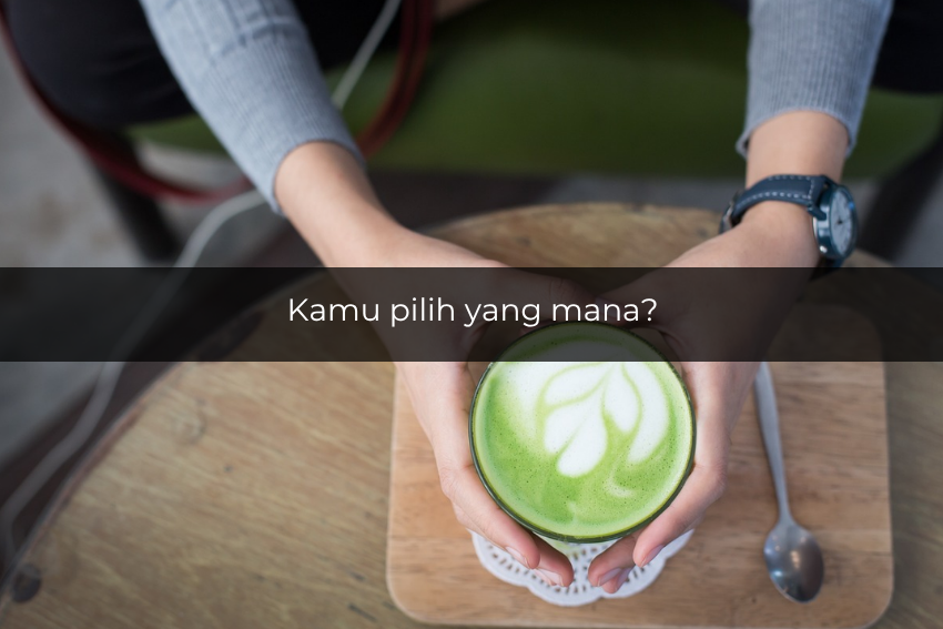 Ilustrasi matcha latte (pixabay.com/dungthuyvunguyen)