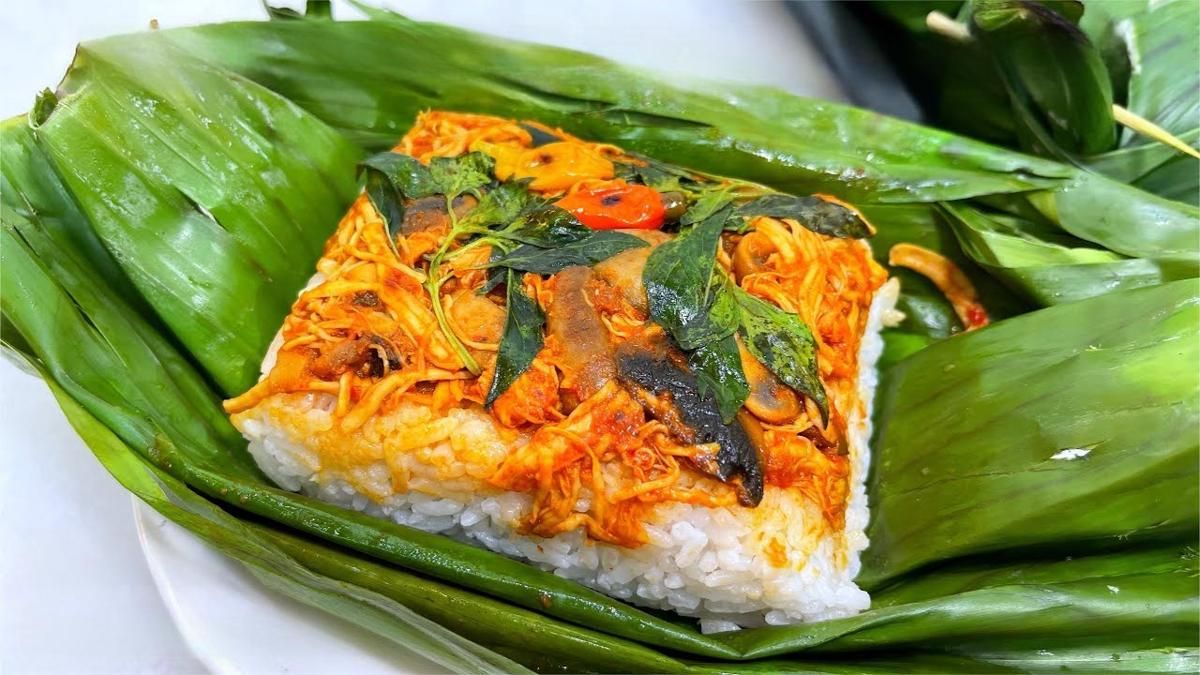Resep Nasi Bakar Ayam Jamur yang Aroma Harumnya Bikin Lapar