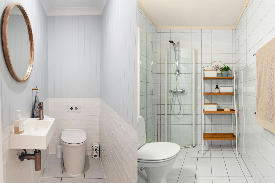 7 Ide Desain Kamar Mandi Minimalis dengan Kloset Duduk, Nyaman!