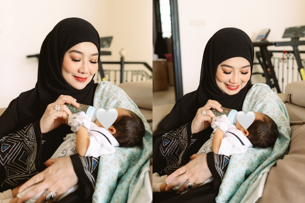 Momen Reza Artamevia Mengasuh Baby Arash, Cucu Tersayang