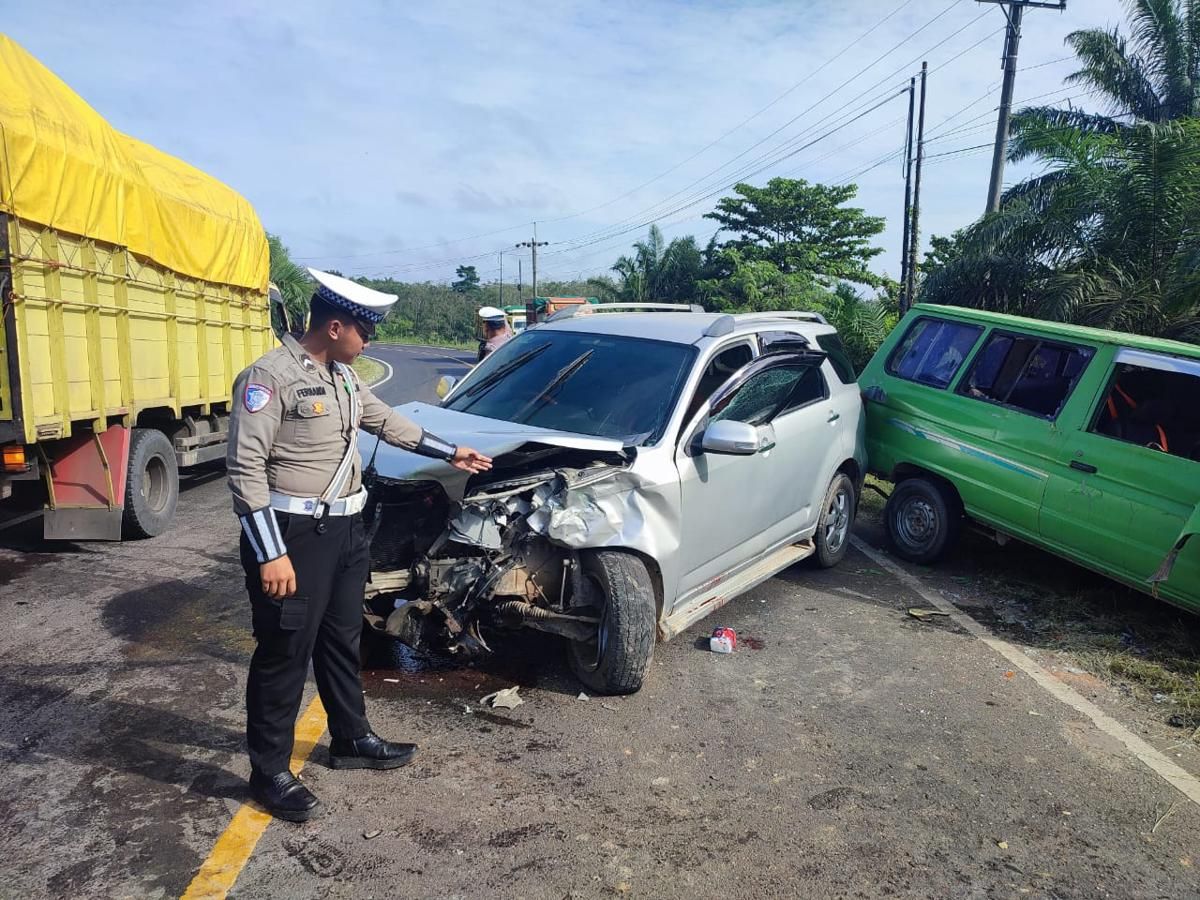 Kecelakaan Terios Vs Kijang di Mesuji, Satu Pengemudi Meninggal Dunia