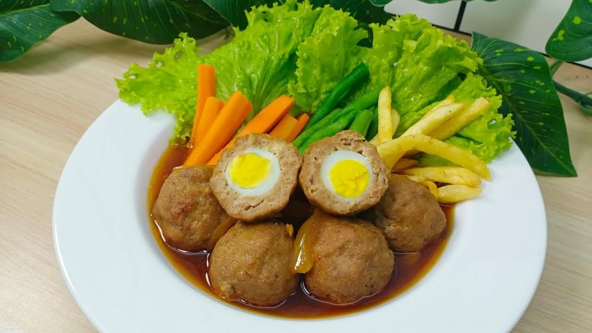 Resep Bola-bola Daging Telur Puyuh Kuah Selat Solo, Maknyus!