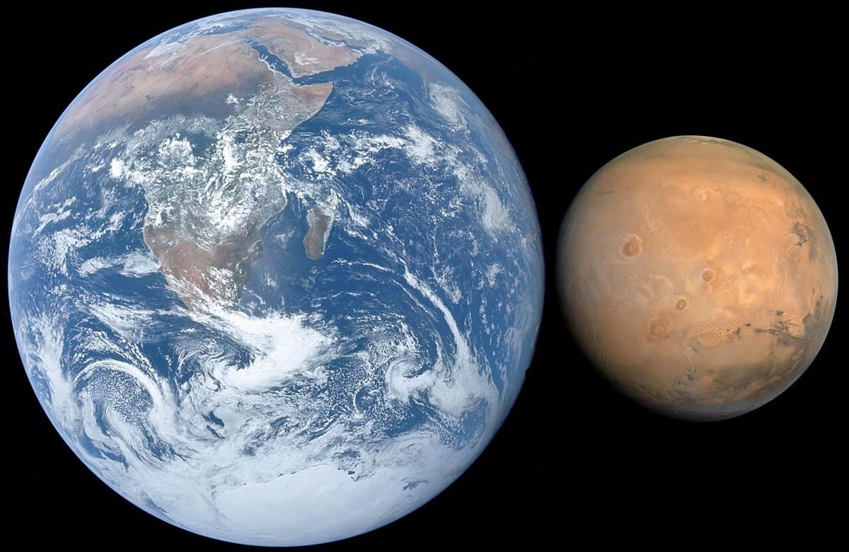6 Hal yang Akan Terjadi Jika Bumi dan Mars Bertukar Tempat