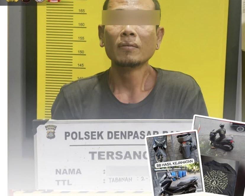 Pencuri Sepeda Motor di Denpasar Jual Barang Curian Via Facebook
