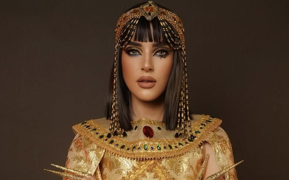10 Potret Tasya Farasya Jadi Cleopatra,  Buka Polling Riasan Mata