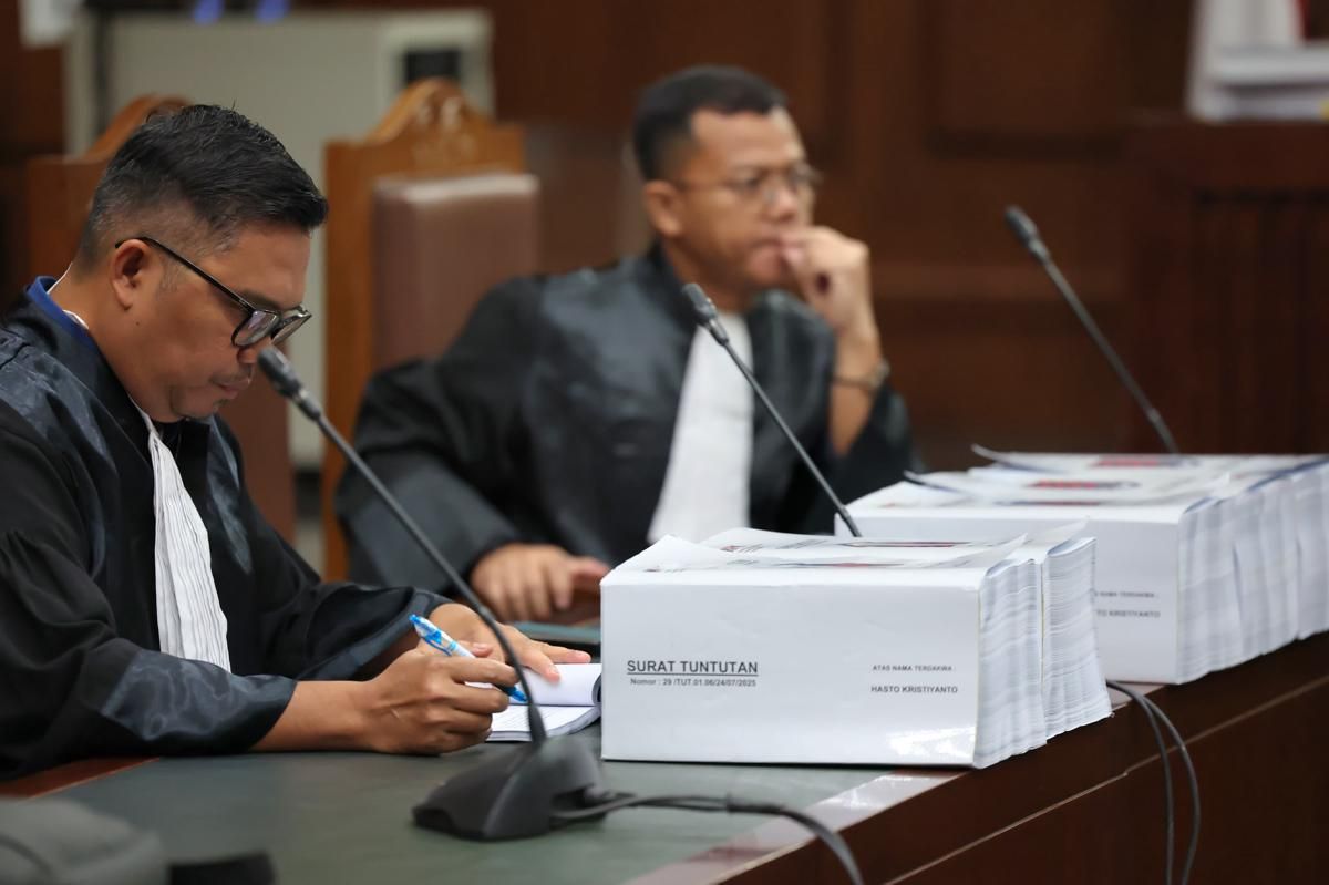Jaksa KPK Susun Berkas Tuntutan Hasto Setebal 1.300 Halaman