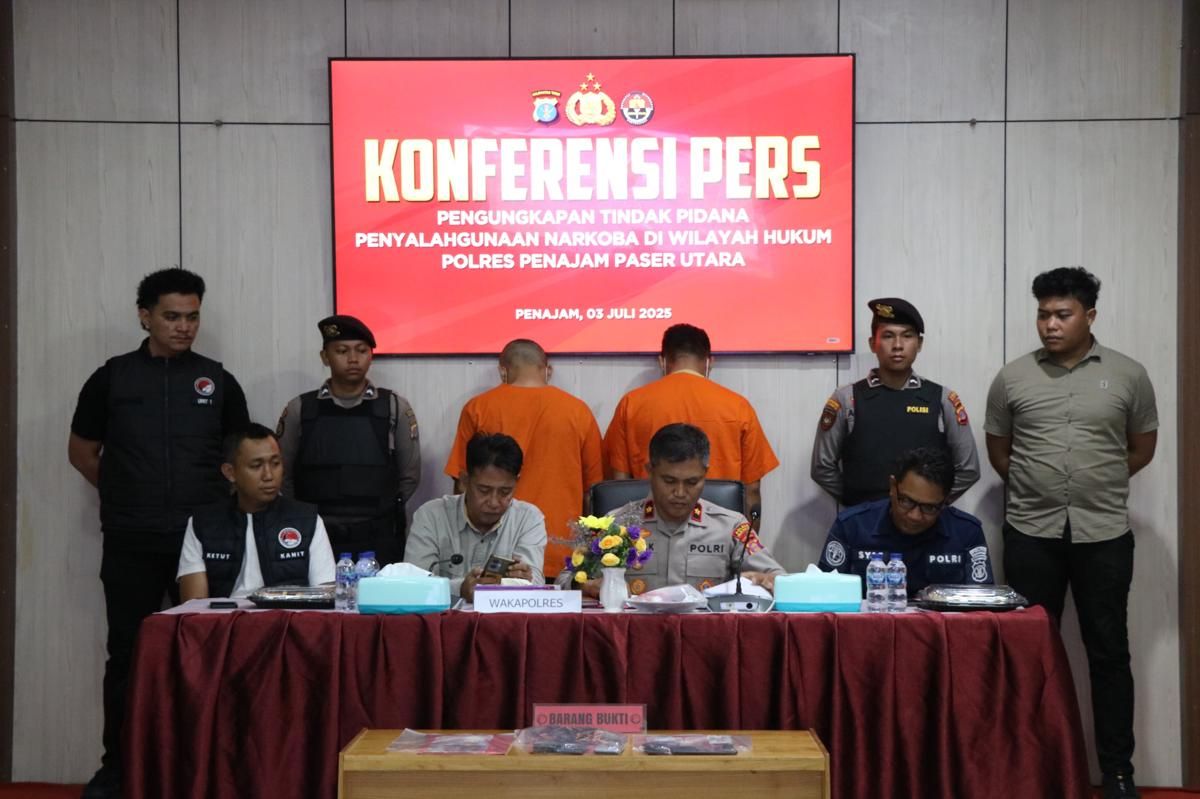 Polres PPU Ringkus Dua Pengedar Sabu-sabu di IKN