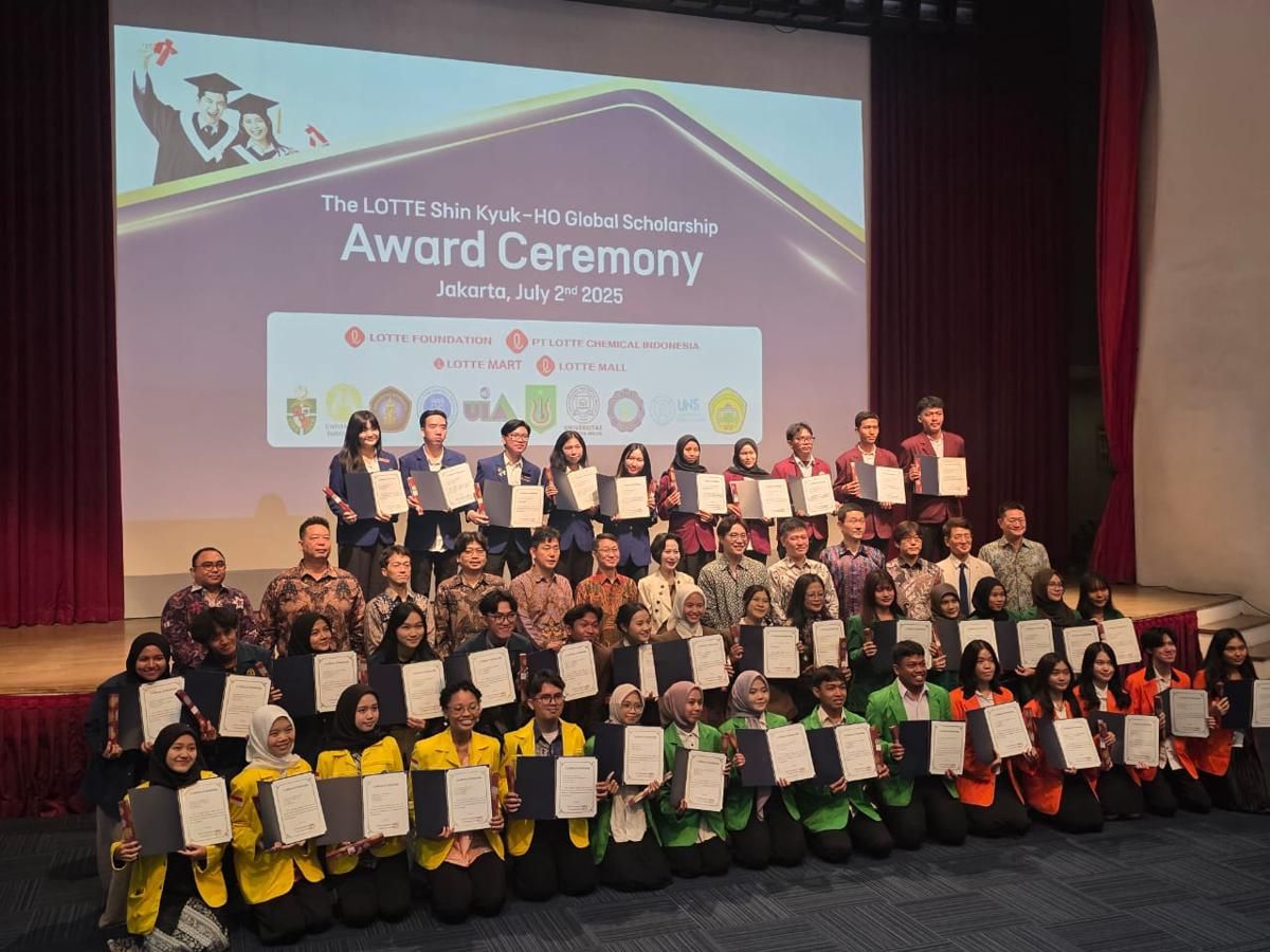 LOTTE Group Bagikan Beasiswa untuk 50 Mahasiswa Berbakat, Selamat!