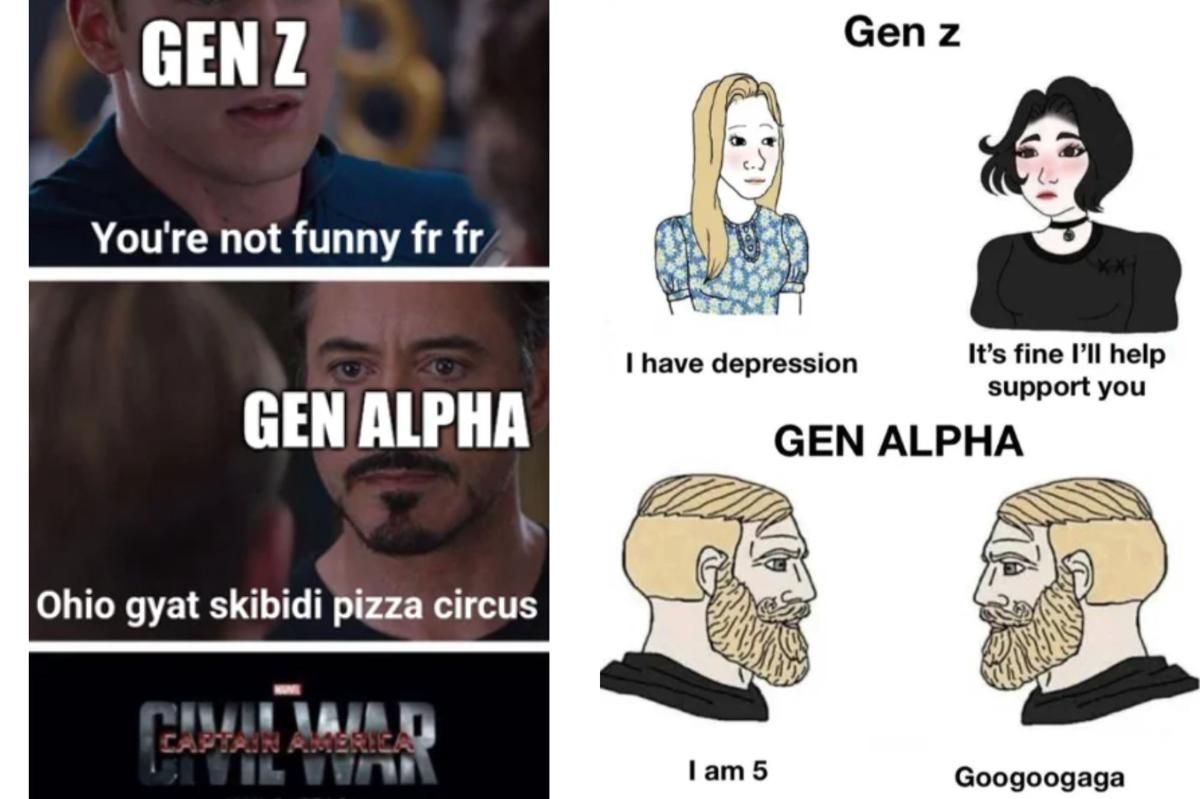 8 Meme Perseteruan Gen Z vs Gen Alpha, Susah Akur?