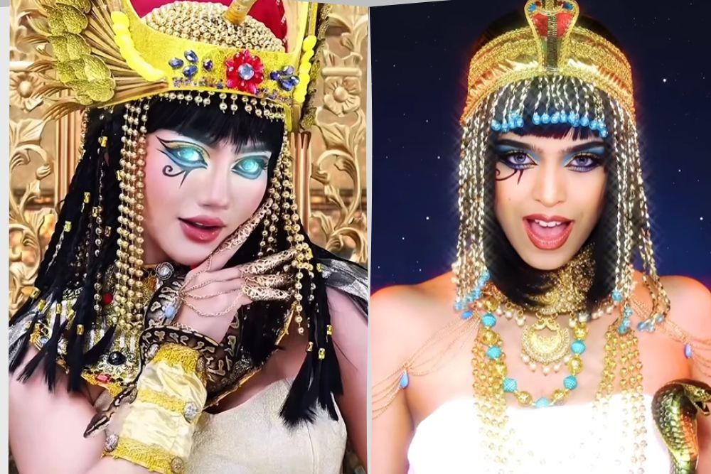 Deretan Influencer Indonesia yang Ikut Tren Cleopatra Makeup