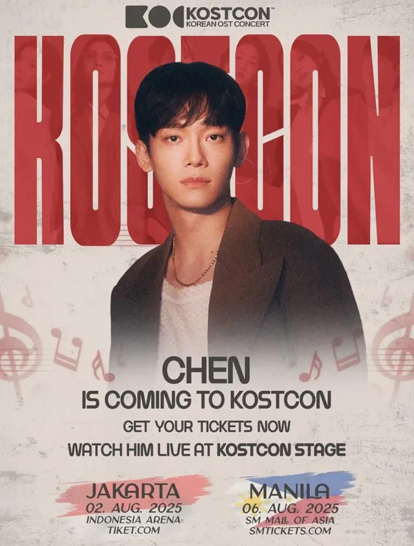 Chen EXO Gabung Jajaran Lineup KOSTCON 2025 di Jakarta