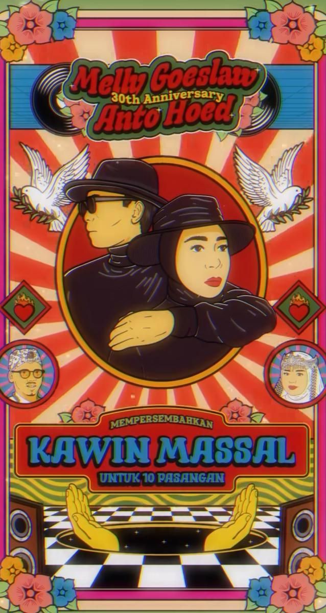 Rayakan 30 Tahun Pernikahan, Melly Goeslaw Gelar Acara Kawin Massal