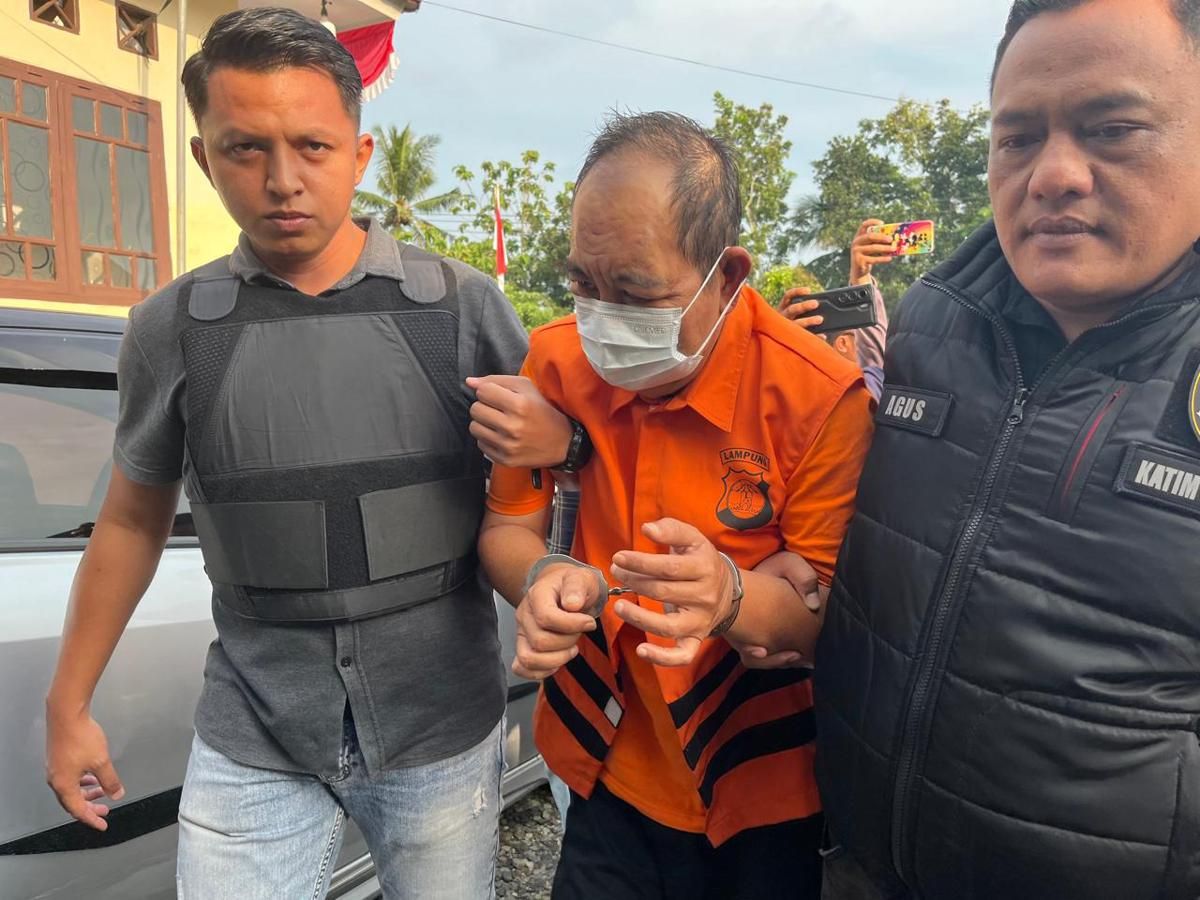 Sembunyi di Rumah Keluarga, Pembunuh Sopir Taksi Online Lamsel Ditangkap