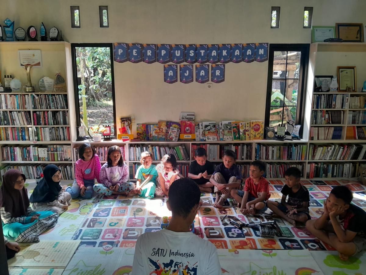 Gerakan Literasi di Pondok Baca Semarang Redam Candu Gawai pada Anak