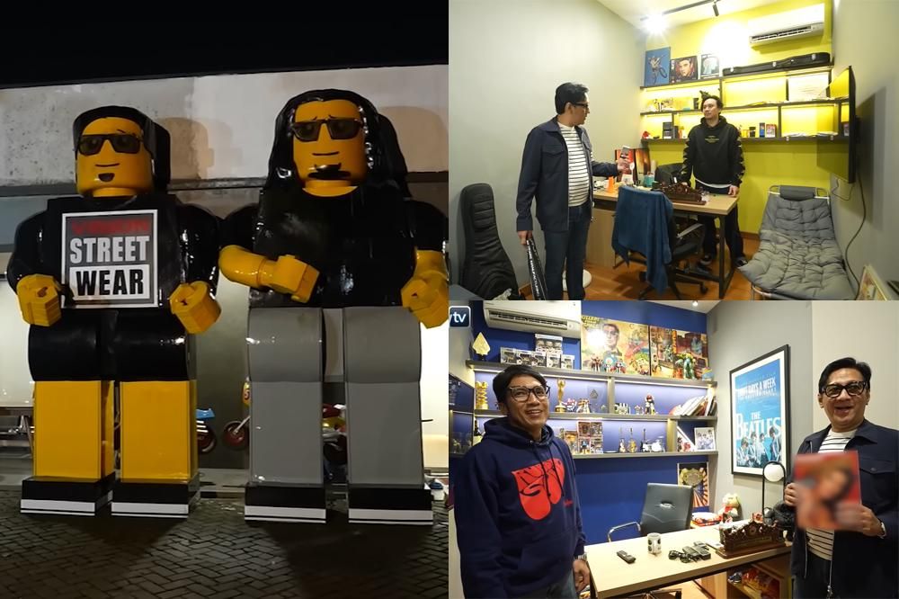 13 Foto Kantor Baru Vindes, Ada Patung Vincent dan Desta ala Lego