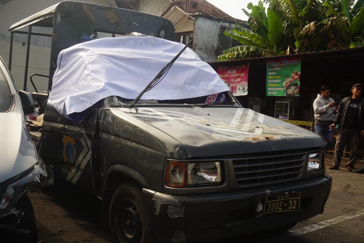 2 Driver Ojol Jadi Tersangka Perusakan Mobil Polisi di Godean Sleman