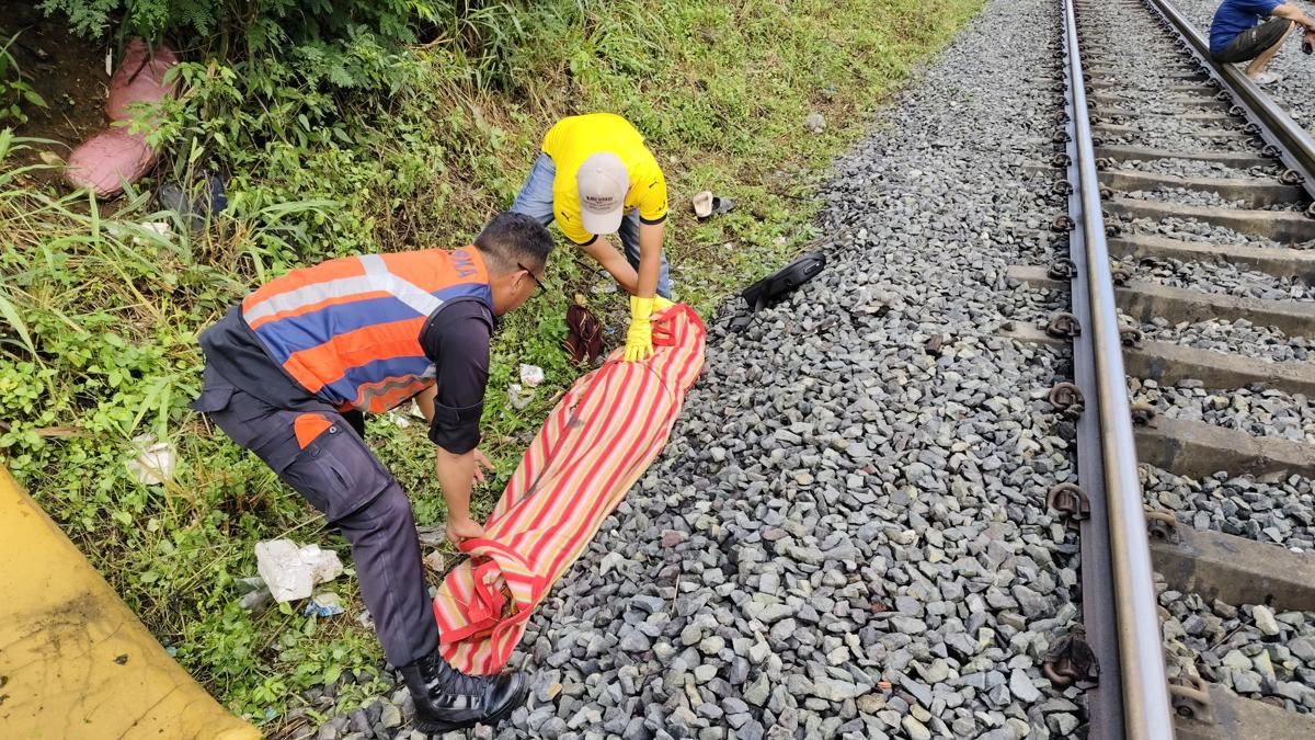 Lansia Asal Padang Tewas Tertemper Kereta di Bandar Lampung