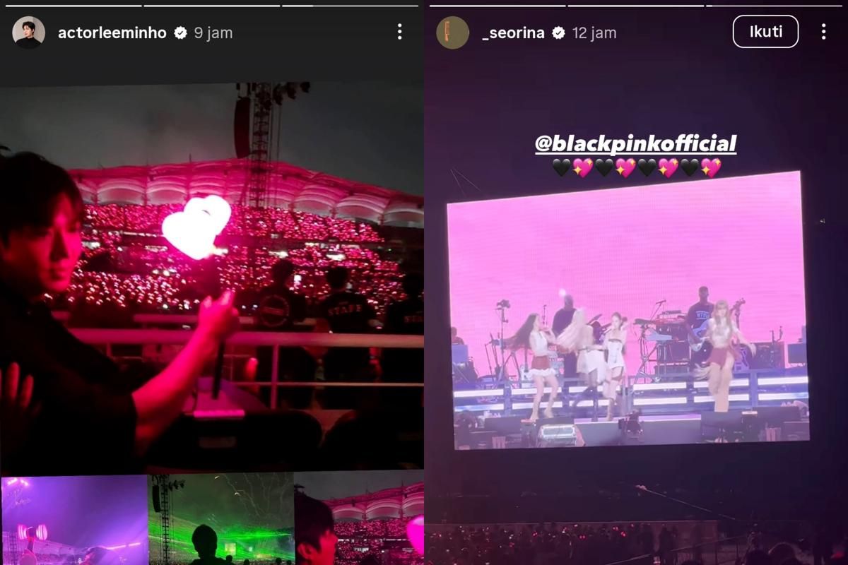 8 Potret Artis Korea Nonton Konser BLACKPINK di Goyang, Ada Lee Min Ho